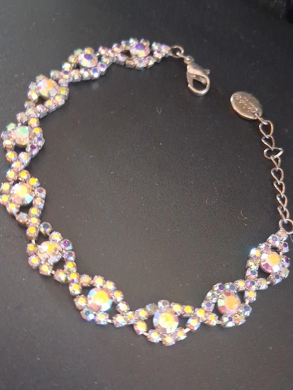 Claire's Aurora Shine Crystal Bracelet - Multicolor